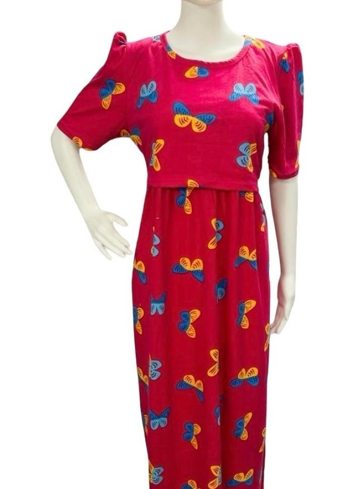 Zipless PuffSleeve Maxi Nighty