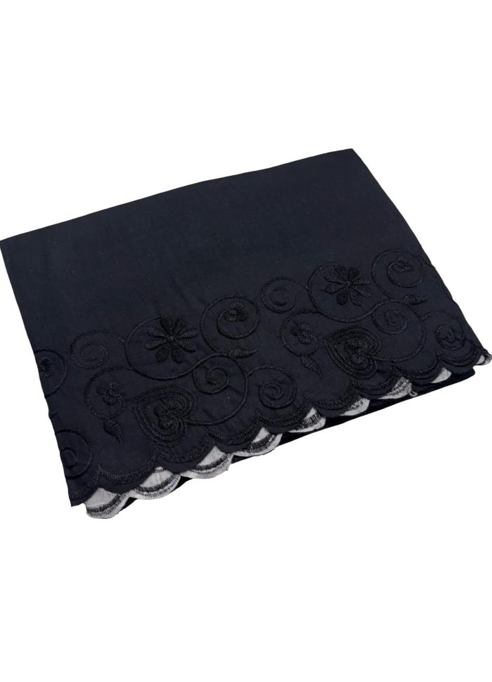 Big Embroidery Inskirts Poplin