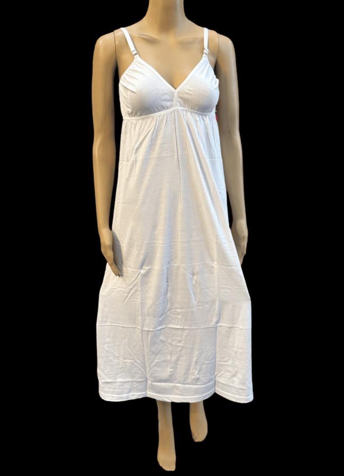 BRA ATTACHED NIGHTY SLIP