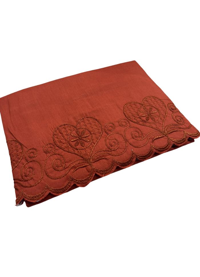 Big Embroidery Inskirts Poplin