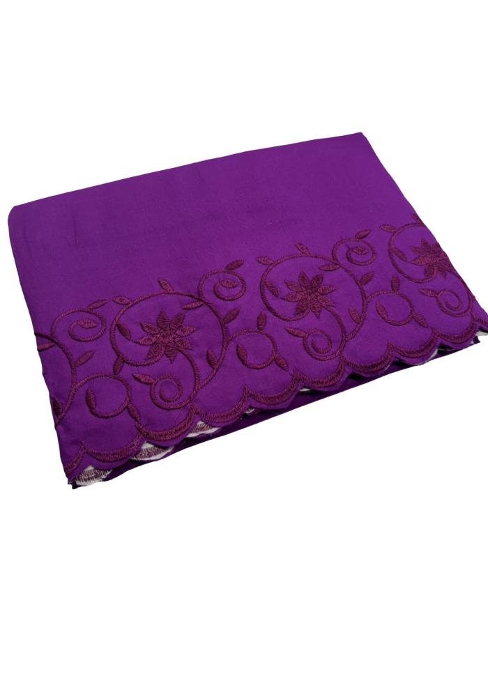 Big Embroidery Inskirts Poplin