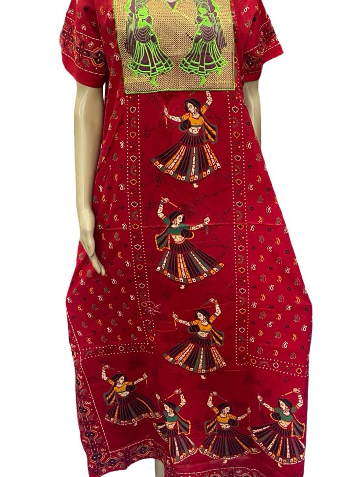Gujuri Embroidery Nighty